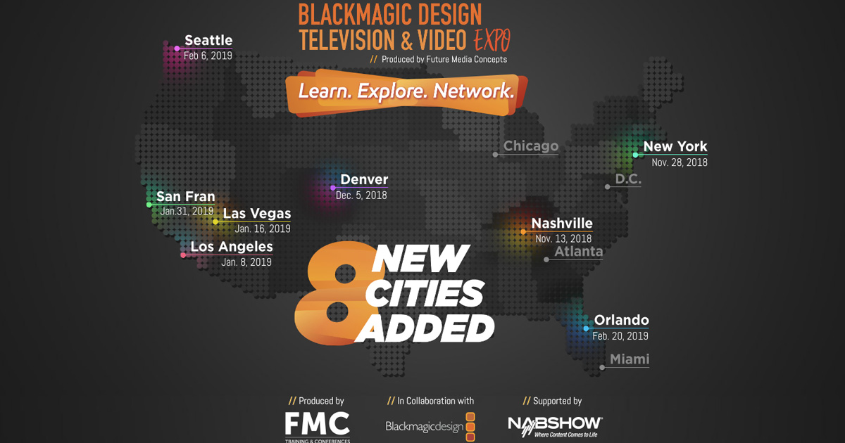 Blackmagic Design Television & Video Expo